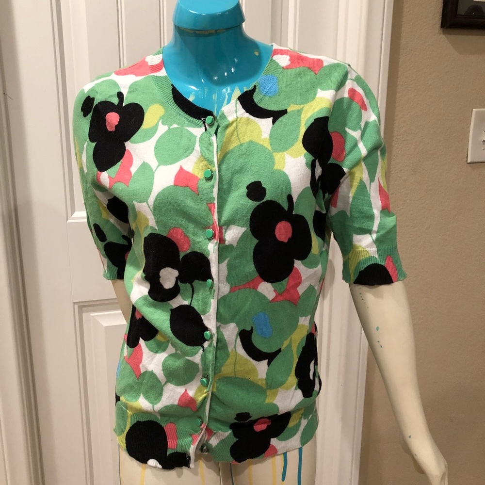 Colorful Floral Cardigan